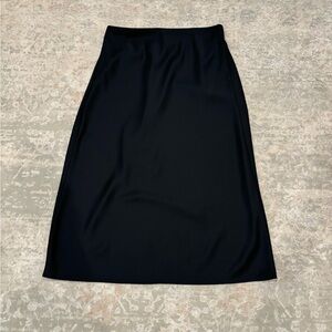 J. Crew Factory Black Midi Straight Skirt